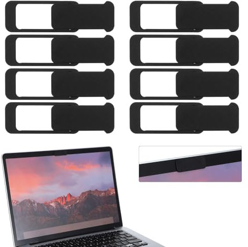 YUXIANLB Copertura per webcam Slide 8 pezzi copertura per fotocamera per laptop, copertura per webcam schermatura privacy blocco fotocamera del computer compatibile con computer, telefoni cellulari,