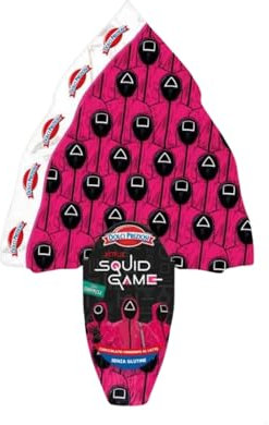 ARCOBALENO PARTY - UOVO DI PASQUA NOVITA' 2025 ! (SquidGame) Cioccolato Al Latte Finissimo 240 Gr Personalizzabile Con La Scelta Di 1 Magnete Collezionabile Regalo Perfetto