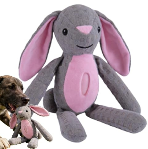 Kauspielzeug Für Hunde - Quietschendes Plüschtier | robust entreprenörspielzeug | interaktiv tofftier Zur Zahnpflege & träning, Squeaky Dog Toy Für Welpen & Große Rassen, Fuchs Elefant Design