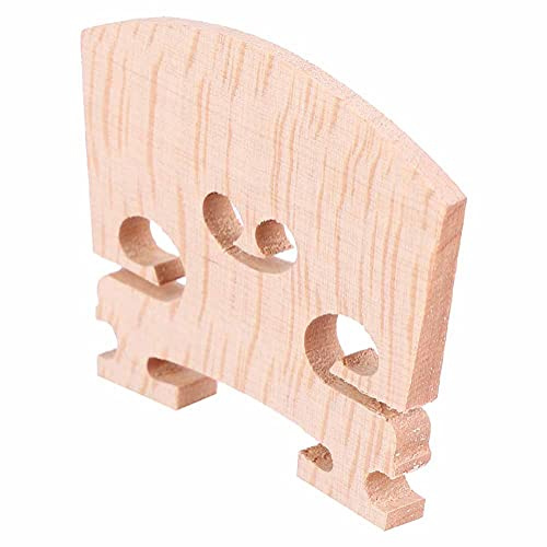 Dilwe Ponte per Violino in Legno di Acero da 5 Pezzi, Accessorio Professionale per Violino con Striatura Chiara e Finitura Liscia per Studenti di Strumenti, 4 (Set di cinque scale per 1/8)