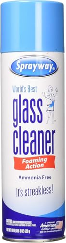 Sprayway Streakless Glass Cleaner 19 Ounce (Pack of 3) Made in USA, Blue and White (Package may vary)