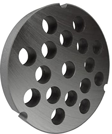 Grinder Plate for #32 Grinders, Hobart and Biro, with 1/2 Holes Great for Course Chili Product