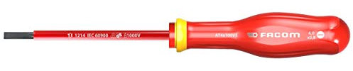 Facom AT4X100VE TOURNEVIS PROTWIST® isolé 1000 Volts pour vis à fente