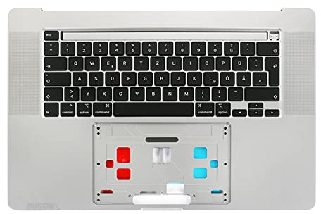 A2141 Topcase tangentbord med bakgrundsbelysning för Apple MacBook Pro Retina 16 tum 2019 tyska