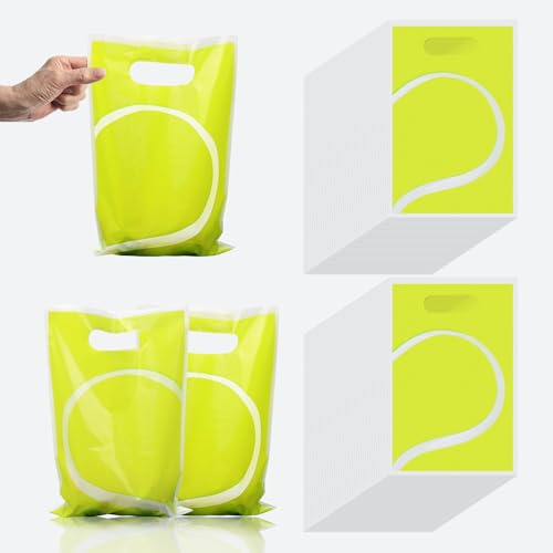 100pcs Tennis Goodie Bags Borse Regalo Per Il Tennis Sacchetti Di Bomboniere Per Feste Di Tennis Per Bambini Festa Di Compleanno Tennis Gioco Giorno Eventi Sportivi Decorazioni