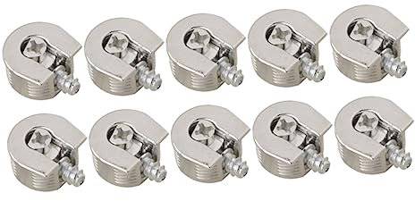 UKCOCO 10Stücke Exzentrische Radmutter Möbelverbinder Für Schrank Und Regal Exzentermöbel Fittings Für Stabile Und Sicheren Halt