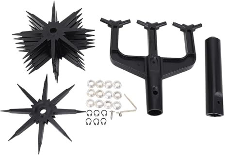 Cultivateur Rotatif du Jardin Efficient Sol Scarificateur Manuel Tiller-Tull Gardening Tool pour Les propriétaires et Les jardiniers