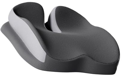 Ergonomisk ortopedisk sittdyna – minnes– svanskoskudde, ryggstöd-trycklindrande stoppning, bekväma stoltillbehör | för hemmakontor, bil, spelstol, studie, resor, lång sits