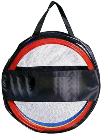 Aymzbd Anelli per L'agilità da 12 Pezzi, Cerchi per L'allenamento, Anelli per L'equilibrio, Anelli per La Ginnastica Realizzati in Resistente Mat, 50 Cm