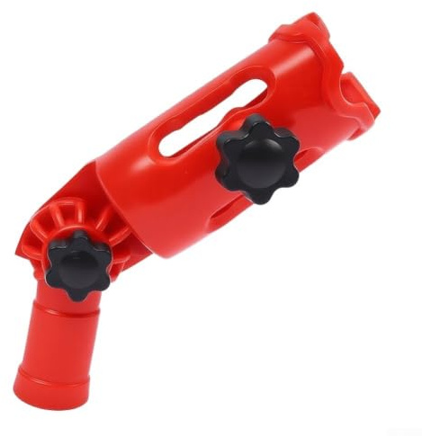 Extensor de pincel de pintura con cabezal giratorio de 360 grados para cortar en los bordes, ayuda de pintura segura de largo alcance, color rojo, tamaño de 30 mm