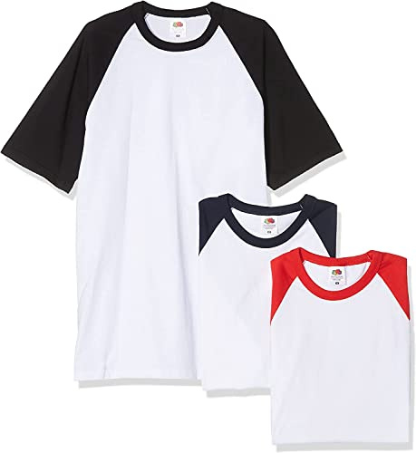 Fruit of the Loom 3 Pack Baseball Long - T-Shirt - Homme
