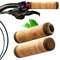 Kork-Fahrradgriff | Naturkork | Grifffläche 100% Kork, angenehm zur Haut | Länge 120 mm | Ø 22,1 mm | Lenkergriff, Fahrradgriff, 2er-Set