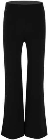 Freebily Kids Boys Girls Classic Jazz Latin Dance Pants Loose Bootcut Flared Leggings Trousers Performance Dancewear Black 12 Years