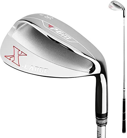 PGM XL Golfkeile für Damen und Herren – 56/60 Grad Sandkeil Lob Wedge Rechte Hand – CNC Clubface Groove – gefräste Fläche für mehr Spin – leicht aus dem Bunker zu entkommen