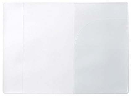 Qcwwy Supporto per copertura passaporto impermeabile opaco trasparente per viaggiare, materiale leggero in PVC