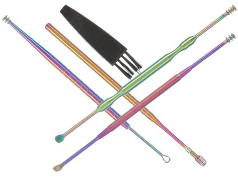 FOMIYES Ohrenschmalzentfernungsset Mit Ohr-picker Ohrenschmalz-schaufel Und Ohrenreinigungswerkzeug Für Erwachsene Um Gehörgang Zu Reinigen Und Juckreiz Zu Lindern