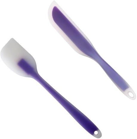 2 spatole flessibili in silicone, compatibili con Bimby TM6 TM5 TM31, spatole resistenti al calore, piccole spatole raschietto per pentole, cottura