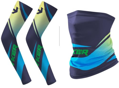 Mangas para Brazos con Tejido Inteligente Termoregulador, Manguitos Running Transpirables con Protección UV-SPF 50+, Manguitos Ciclismo de Gran Comodidad con Protección Total Frente a Rayos Solares