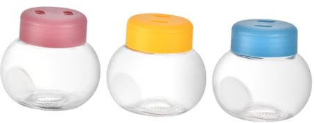 PAMINGONO 3 Pezzi Di Bottiglie Di Spezie In, Dispenser Di, Saliere, Gadget Da Cucina, Barattoli Di, Bottiglie Di Condimento, Spargipepe Per Uso Domestico, Spargisale E Spargipepe,