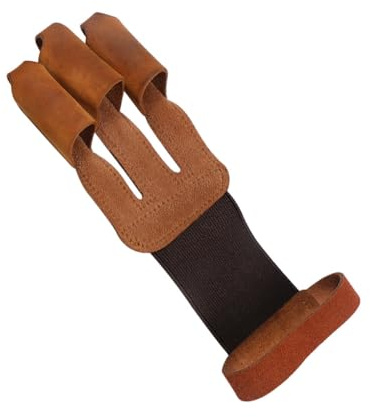 QUXVUIS Guantes de Tiro, Accesorios para Cazadores, protección Profesional de Doble Color, Protector Deportivo Ajustable para Caza