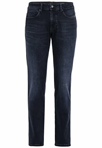 camel active Herren Slim Fit 5-Pocket Jeans Dunkelblau, menswear-32/32