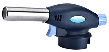 Soplete flambeador Butano Quemador de Gas,Gas butano antorcha lanzallamas quemador de encendido automático de soldadura for hornear cocina más ligera (Color : B)