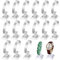 15Pcs Expositor Relojes,Soporte Exhibición de Reloj Pulsera,Soporte de Exhibición de Reloj Plástico C-Type Reloj Claro Pulsera Expositor Soporte Tamaño Ajustable para Uso Comercial y Uso Privado