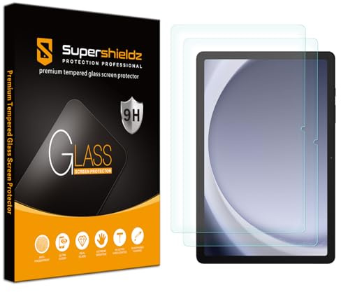 Supershieldz (2 Pack) Designed for Samsung Galaxy Tab A11+ (A11 Plus) / A9+ (A9 Plus) 11-inch Screen Protector, [Tempered Glass] Anti Scratch, Bubble Free