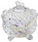 EJOTSTSD Crystal Sugar Bowl with Butterfly Lid, Beautiful Glass Candy Jar, Small Sweets Container, Colorful Jar Ornaments Gifts for Birthday, Valentine's Day, Housewarming, Thanksgiving, Christmas