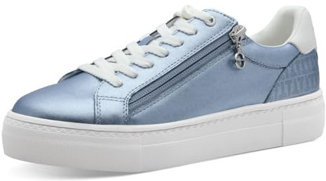 Tamaris Schnürer Damen Vegan Sportlich blau,EU 37