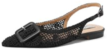QUEEN HELENA Ballerine Eleganti Scarpe Basse con Cinturino Donna ZM9997 (Nero, Sistema Taglie Calzature EU, Adulto, Donna, Numero, Media, 39)