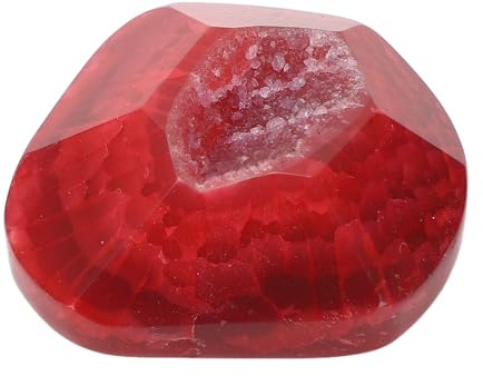 BowyTrading Piedra de Cristal geoda, decoración de racimo de Cristal de ágata, Campo de energía Mejorado con propiedades curativas, geoda de Bolsillo Irregular para meditación en el hogar,