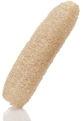 Éponge de luffa Naturelle, Longue Plantation, Douche corporelle, antiadhésive, Bonne Absorption, Serviette Vaisselle, Fourniture Cuisine et Bain(50-60cm)