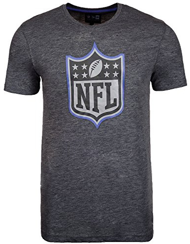 New Era NFL Logo T Shirt Grey Football Unisex Size Outline Men Kids Women - M