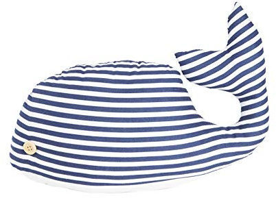 Heitmann Deco Fermaporta in Tessuto, Balena, Blu/Bianco