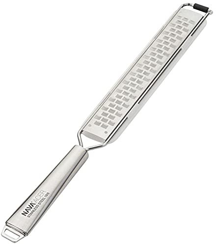 NAVA Küchenreibe | 40 cm | aus Edelstahl | Länglich zum Reiben