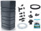 SensiHemp® Regenwassertank Regentonne Regenwassertonne Regenamphore Wasserspeicher mit Wasserhahn (650L, Anthrazit)