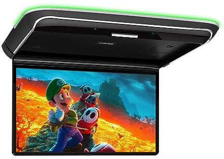 XTRONS 14 Inch FHD IPS Screen 1920 * 1080 Ultra Narrow Bezel Android Car Roof Multimedia Player with Wireless Screen Mirroring Built in HD Input CVBS Input Stereo Speakers