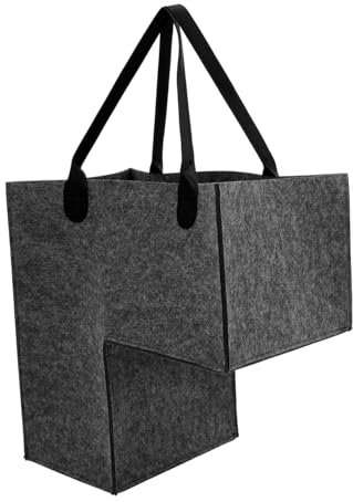 Hemobllo Cesto Portaoggetti Grande Capacità Per Scale Leggero e Resistente Per Biancheria Giochi e Oggetti Vari Organizer Lavabile Per Casa e Grigio Scuro