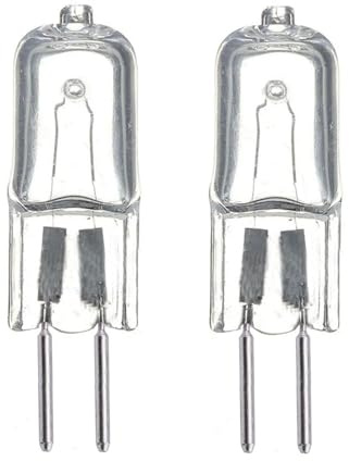 UGEFKMQ Ampoules halogènes G5.3 220V 35W 50W 75W 100W halogène capsule à lentille GU5.3 Base Bi-Pin pour réchauffeurs Lampes aromatiques Fonds huiles parfumées 5PC 35W