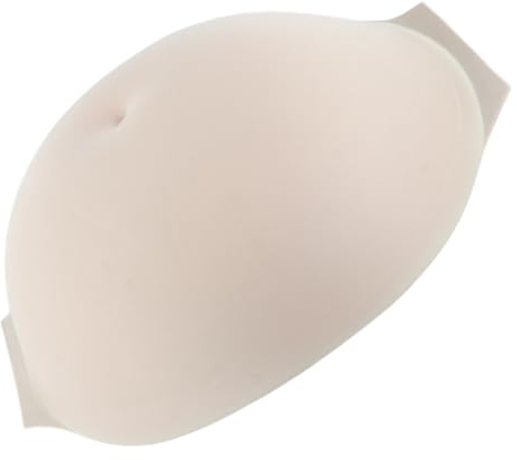 Yechiry Fake Belly Lätt Andningsbar Konstgjord Gravid Mage för Rekvisita Cosplay, Gravid Simuleringsupplevelse Vuxna Chinlon Material