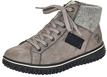 Rieker - Z4230, Botines Mujer, Gris (Grey/Fog/Schwarz 40), 37 EU