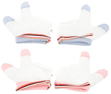 MILISTEN 2 Paar Baby-esshandschuhe Verhindern Daumenlutschen Kleinkind Fingerhandschuhe Lebensmittelqualität Handschuhe Zufällige Stil