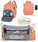 APP LIFE Wickelrucksack Wickelrucksack Wickelrucksack Unisex - Erwachsene Wickelrucksack Unisex - Erwachsene, Rosa, 29 x 25 x 38 cm, Klassisch