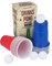 HENBRANDT Beer Pong Game Set 24-Piece Set 16oz Blue and Red Plastic Cups Pong Game Bar Games for Students Birthday Parties Hen Party Stag Do Summer Fun Drinking Game Games for Adults