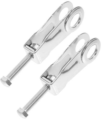 GETAJGHSD 2piezas Ajustador De Cadena Para Motocicleta Tensión Accesorios De Cadena De Alta Precisión Compatible y