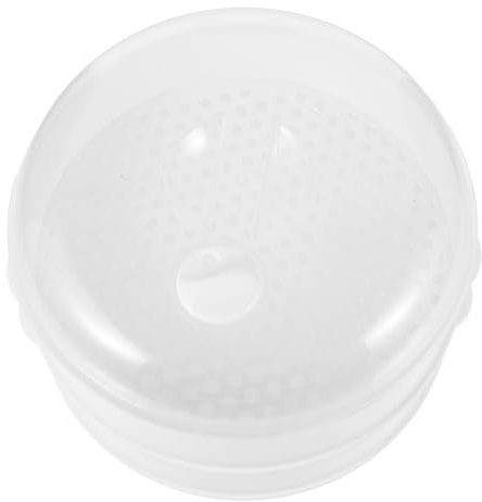 Alipis Caja De Vapor De Doble Para Microondas Tapa Transparente Vaporera Versátil Para Cocinar Al Vapor Pescado y Arroz