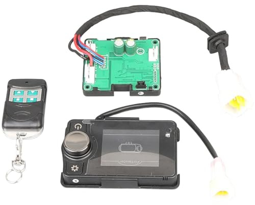 Lawnoval Panel de control del calentador de estacionamiento con interruptor de control remoto LCD, compatible con varios sistemas de calefacción de estacionamiento