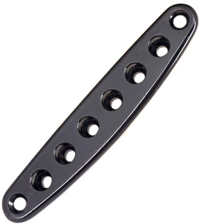 Zinc Alloy Guitar String Through Plate Bridge String Through Body Sleeves Socket Plate Accessories E Bass Parts