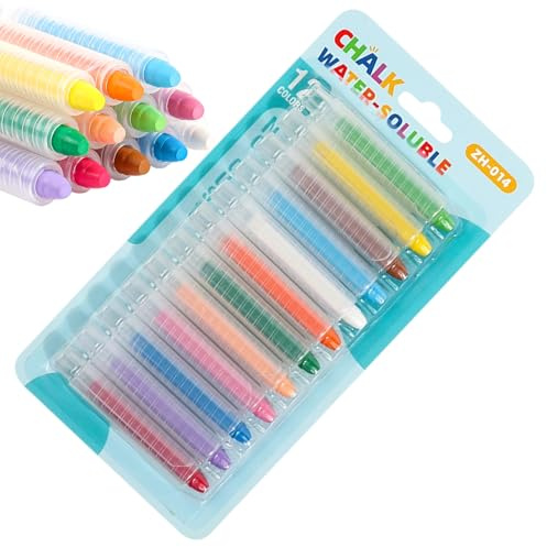 Craies De Trottoir - Crayons Lavables ABS 13,7x2 Cm | Craie Géante Non Toxique Pour Les Écoles – Jeu D'art En Plein Air, Peinture Sur Tableau | Jouets Pour - Pour Le Jeu D'art Sur Le Trottoir
